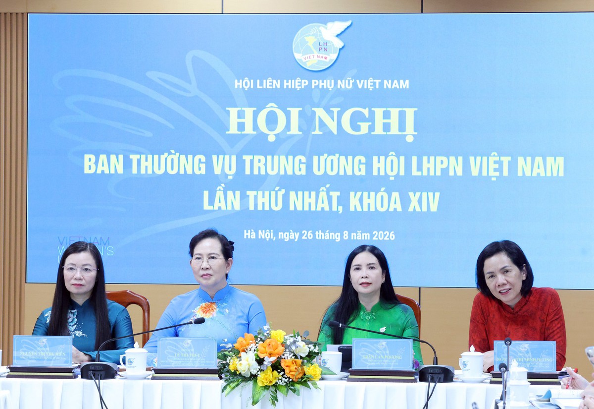 Hội nghị Ban Thường vụ TƯ Hội LHPN Việt Nam lần thứ nhất: Thống nhất định hướng trong nhiệm kỳ mới - Ảnh 1.