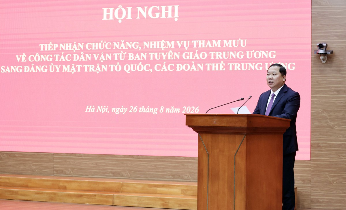 Đưa công tác dân vận về "ngôi nhà chung" của khối đại đoàn kết toàn dân tộc - Ảnh 3.