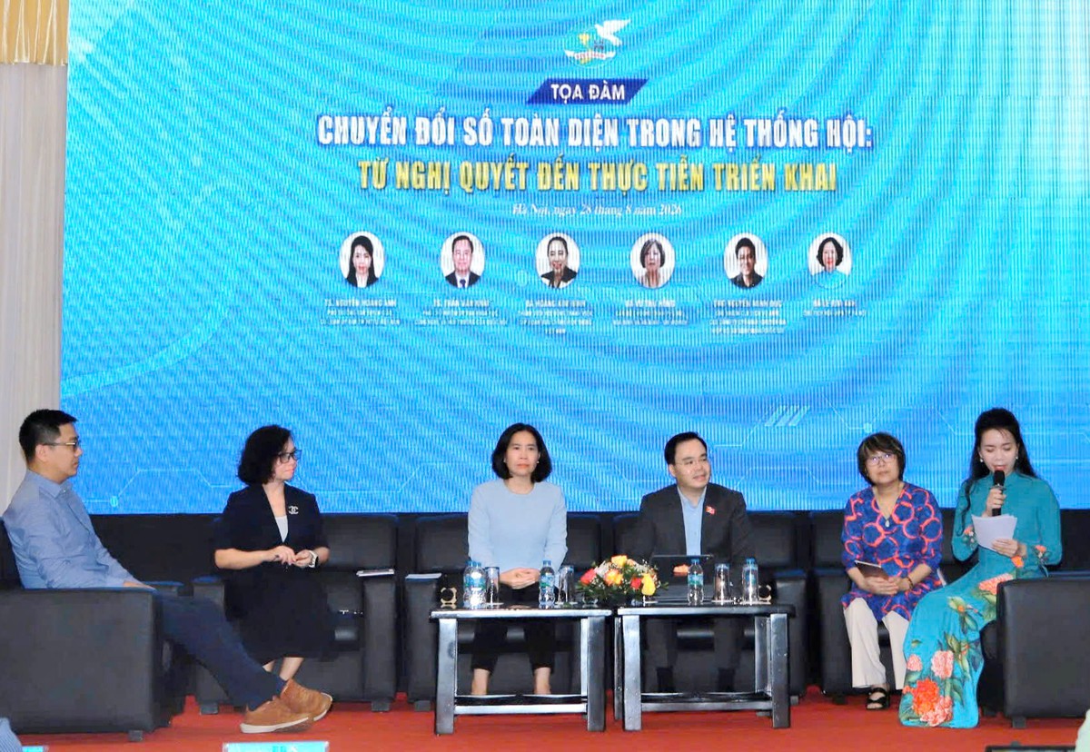 Chuyển đổi số trong hệ thống Hội cần bắt đầu từ tư duy, dữ liệu và con người - Ảnh 1.