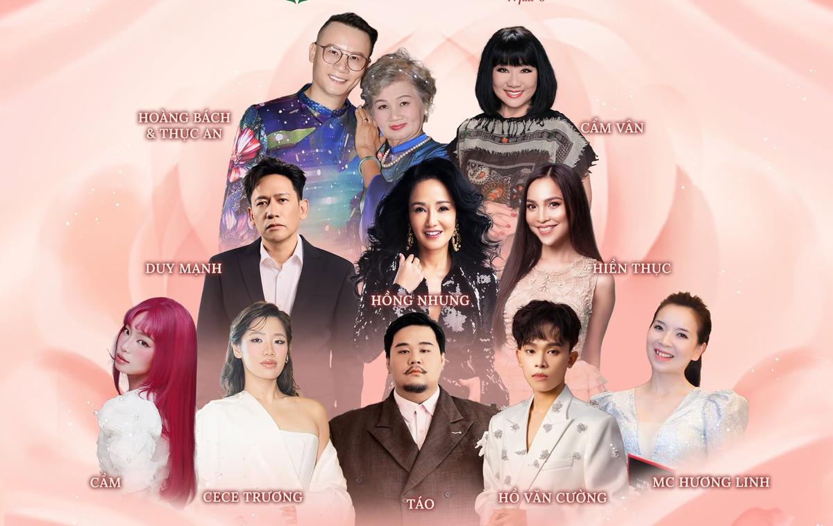 Hồng Nhung, Hồ Văn Cường hát về mẹ trong đêm nhạc thiện nguyện - Ảnh 1.