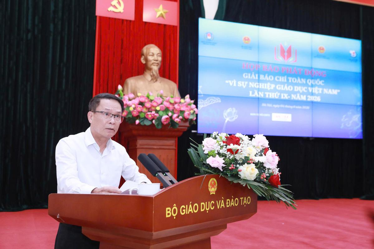 Phát động Giải Báo chí toàn quốc “Vì sự nghiệp giáo dục Việt Nam” lần thứ IX - Ảnh 2.
