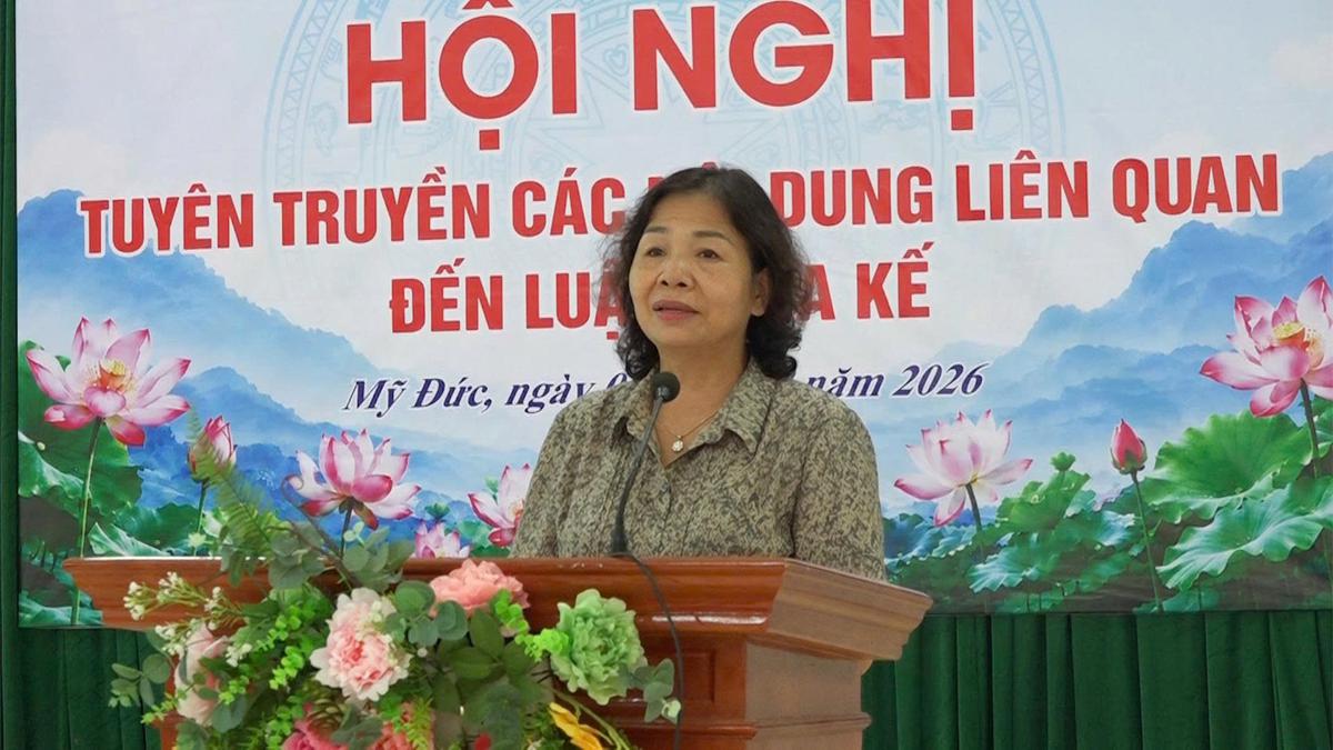 Đưa chính sách pháp luật đến gần hơn với người dân vùng xa Hà Nội - Ảnh 1.
