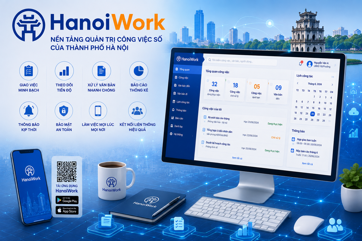 Xã Vĩnh Thanh từng bước chuẩn hóa quản trị công việc trên nền tảng số - Ảnh 1.