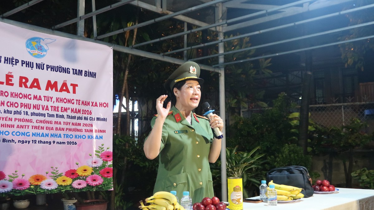 Hội LHPN phường Tam Bình ra mắt mô hình nhà trọ không ma túy, không tệ nạn xã hội - Ảnh 4.