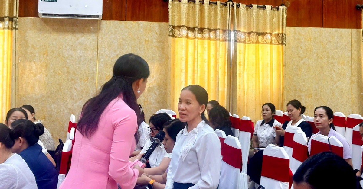 Quảng Ngãi: Thực hiện "Tháng nghe phụ nữ nói" gắn với cuộc sống và quyền lợi của hội viên- Ảnh 2.