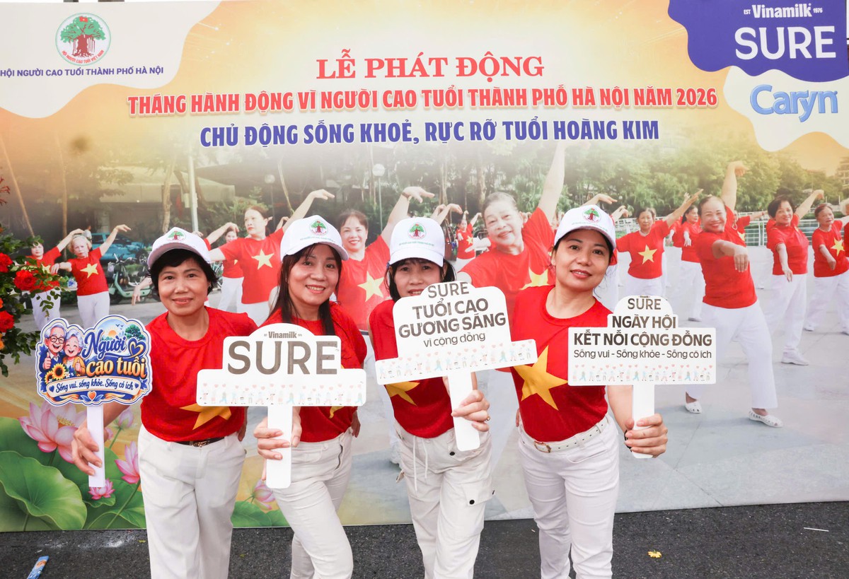 Vinamilk Sure đồng hành cùng hơn 2.000 người cao tuổi lan tỏa tinh thần sống khỏe- Ảnh 1.