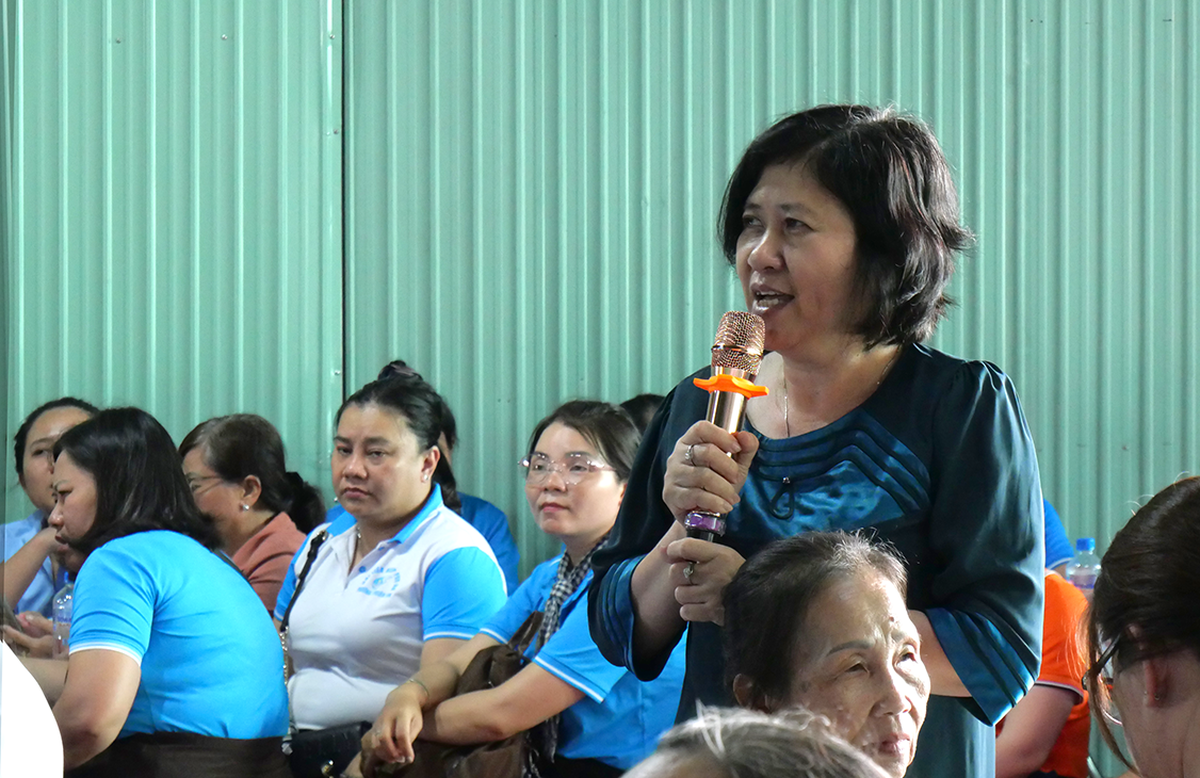 Hội LHPN TPHCM và Đồng Tháp chia sẻ kinh nghiệm tại các hợp tác xã, doanh nghiệp do phụ nữ quản lý - Ảnh 1.