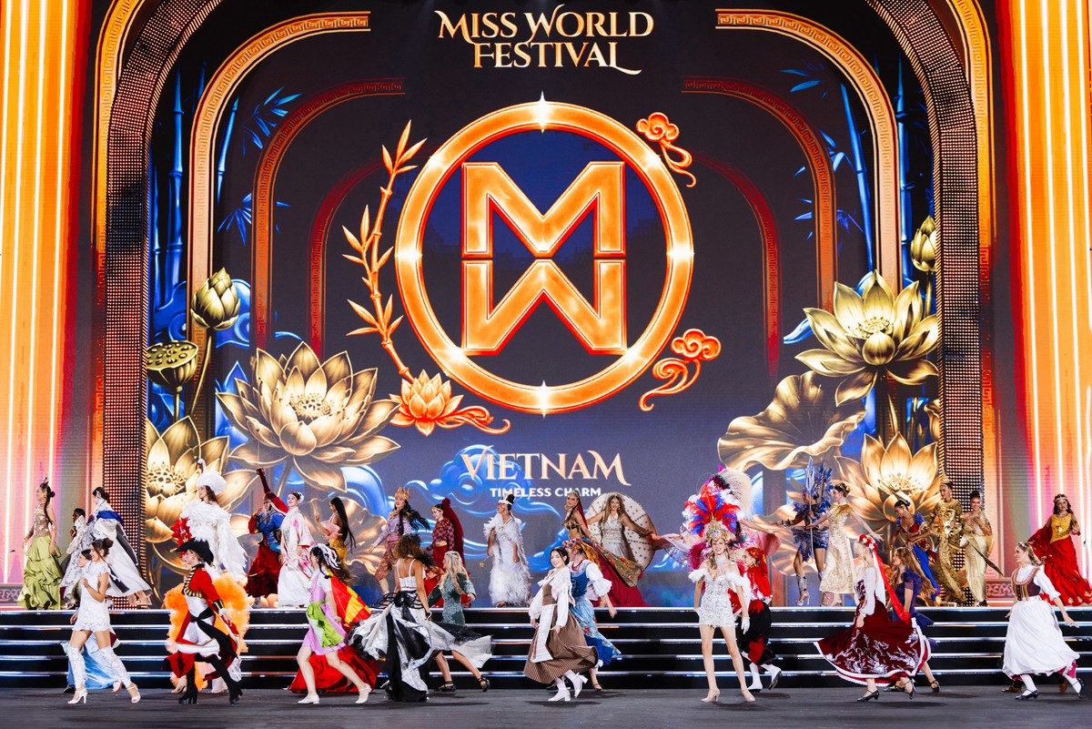 111 thí sinh Miss World 2026 rực rỡ trình diễn Dance of the World- Ảnh 3.