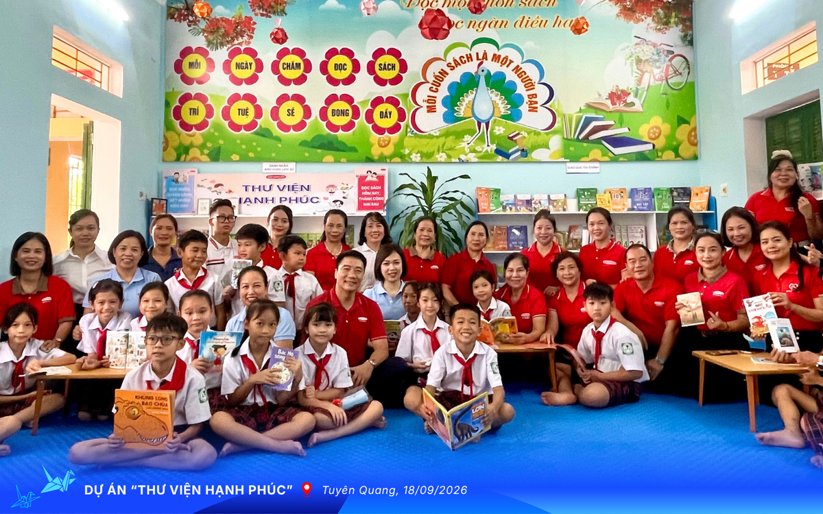 Thư viện Hạnh phúc - Hành trình gieo mầm tri thức của Daiichi Life Việt Nam - Ảnh 1.