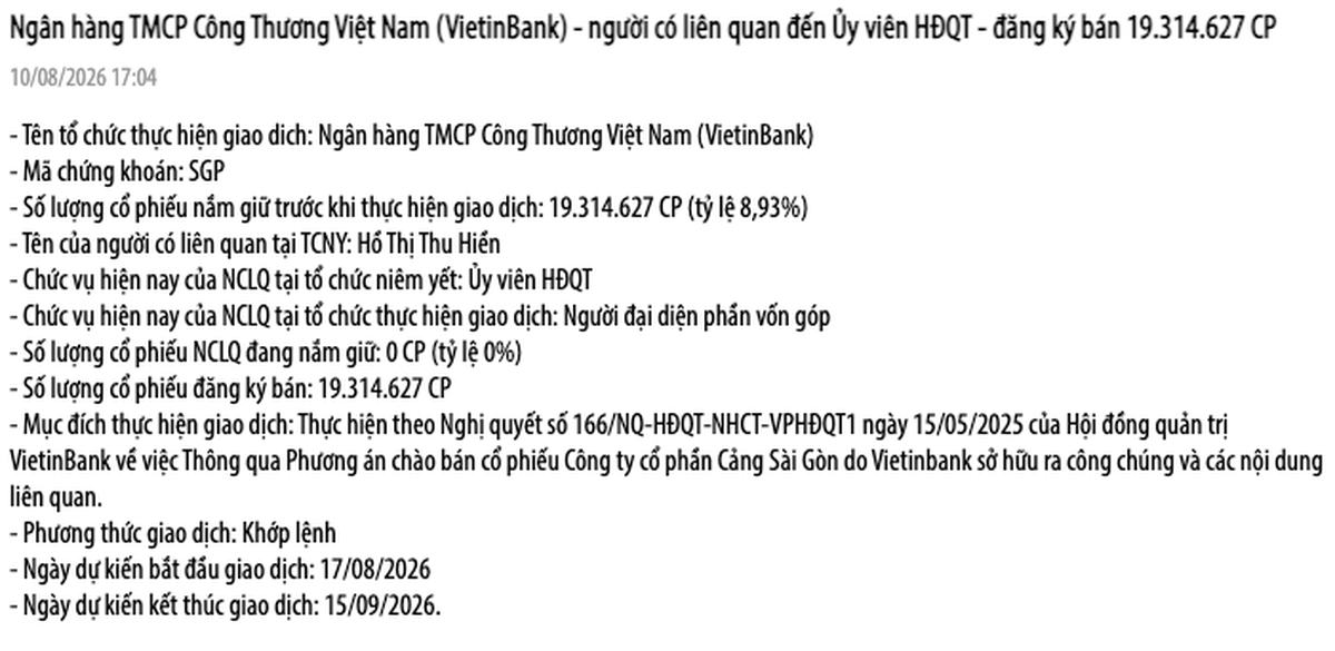 Bài toán thoái vốn của VietinBank: Cảng có giá trị, vì sao vẫn khó bán?- Ảnh 2.