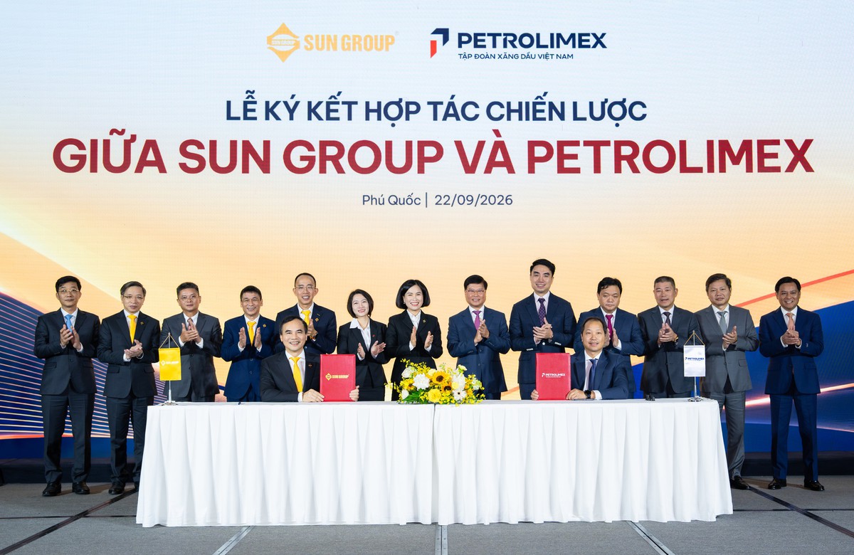 Sun Group - Petrolimex hợp tác chiến lược, kết nối hai hệ sinh thái, hướng tới APEC 2027 - Ảnh 1.