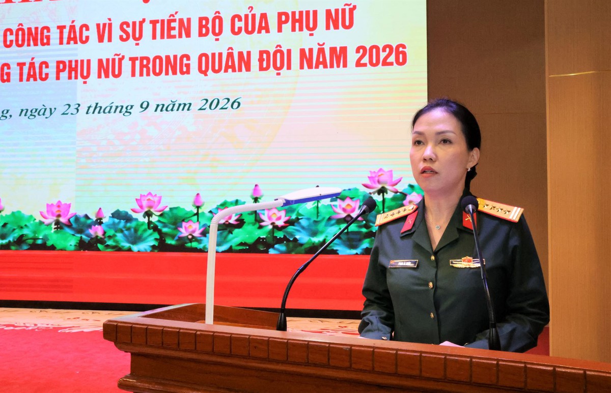 Nâng cao hiệu quả công tác vì sự tiến bộ của phụ nữ và bình đẳng giới trong Quân đội - Ảnh 2.