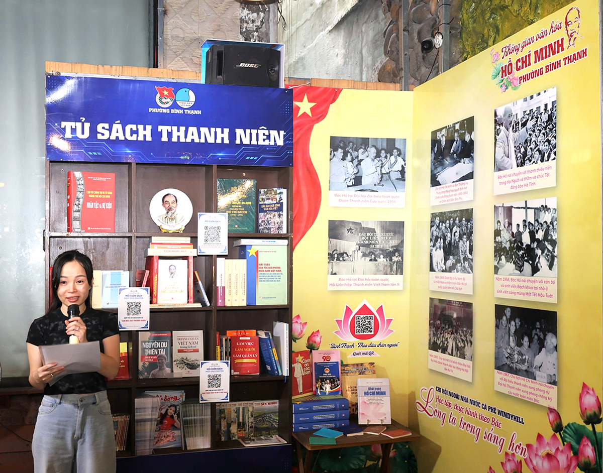 TPHCM: Ra mắt Tủ sách thanh niên và Không gian văn hóa Hồ Chí Minh số tại Chi hội ngoài nhà nước- Ảnh 1.