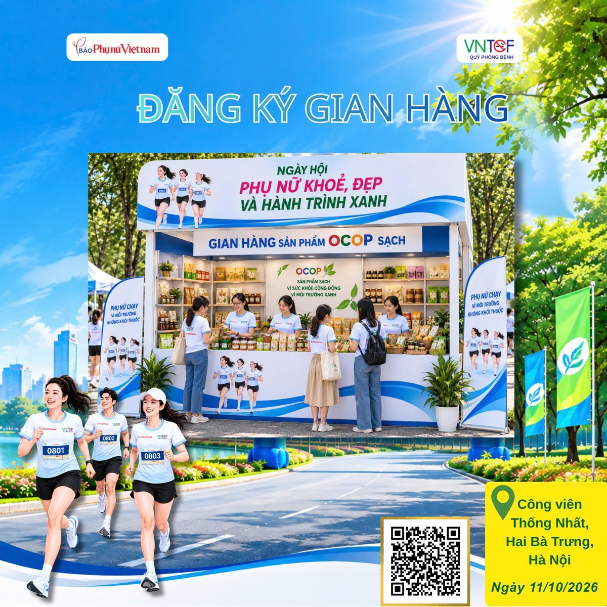 Mời đăng ký gian hàng tại Ngày hội Phụ nữ Khỏe, Đẹp & Hành trình xanh- Ảnh 3.