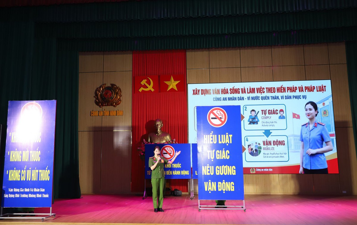 Lan tỏa sáng kiến, cách làm thiết thực trong phòng, chống tác hại thuốc lá tại Ninh Bình - Ảnh 1.