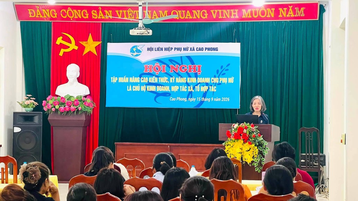 Phú Thọ triển khai chuỗi hoạt động tập huấn, hỗ trợ phụ nữ khởi nghiệp giai đoạn 2026 -2035 - Ảnh 1.