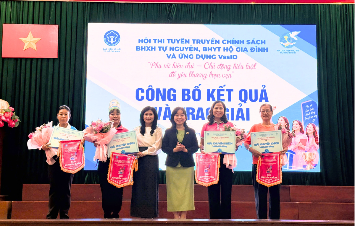 TPHCM: Gần 15.000 cán bộ, hội viên tham gia hội thi tìm hiểu chính sách bảo hiểm xã hội, bảo hiểm y tế- Ảnh 2.