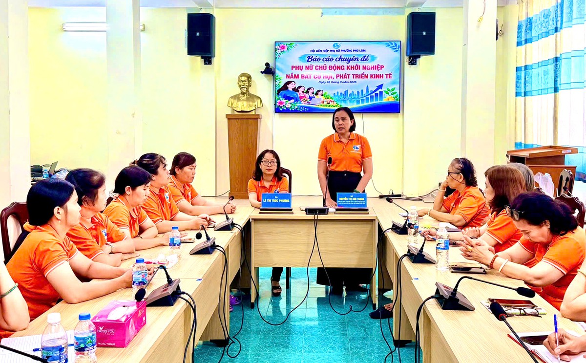 Phụ nữ phường Phú Lâm tăng cường hỗ trợ khởi nghiệp, phát triển kinh tế - Ảnh 1.