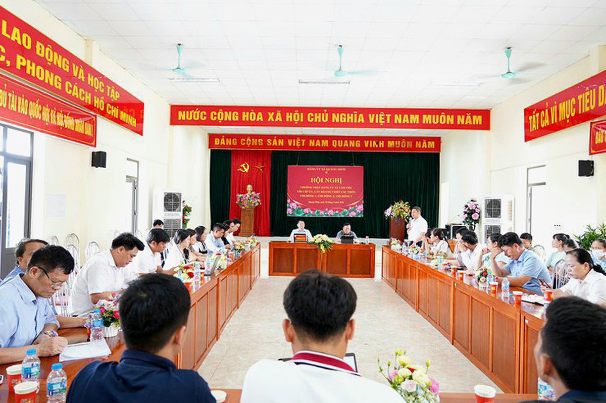 Xã Quang Minh tập trung xử lý những vấn đề từ cơ sở tại các thôn Chi Đông - Ảnh 1.