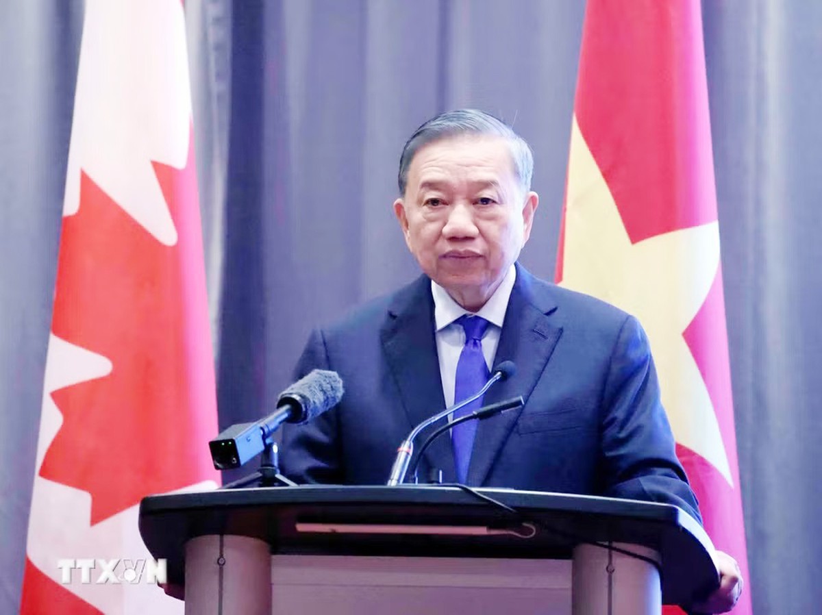Tổng Bí thư, Chủ tịch nước Tô Lâm gặp gỡ cộng đồng người Việt Nam tại Canada - Ảnh 3.