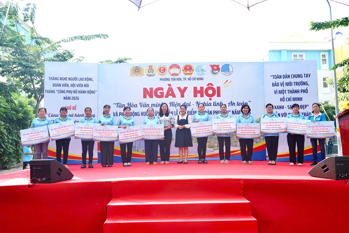 TPHCM: Phụ nữ Tân Hòa lan tỏa tinh thần “Cùng phụ nữ hành động” - Ảnh 2.