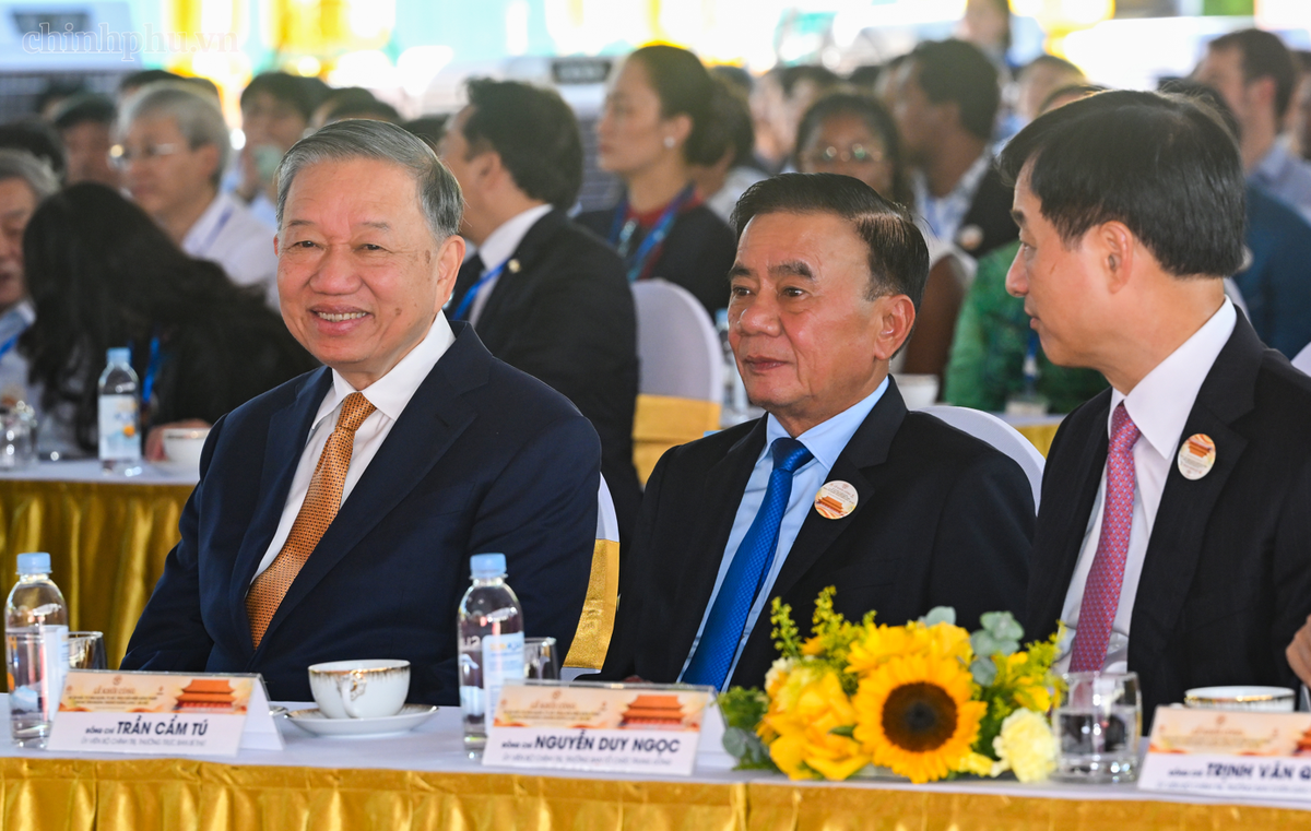Tổng Bí thư, Chủ tịch nước Tô Lâm dự Lễ khởi công Dự án đầu tư bảo quản, tu bổ, phục hồi Điện Kính Thiên - Ảnh 1.