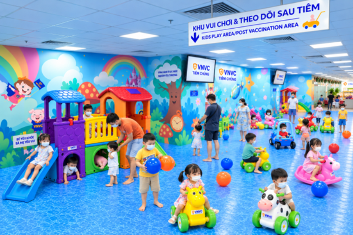 VNVC có vắc xin tay chân miệng tại gần 300 trung tâm toàn quốc, tiêm hơn 25.000 mũi sau 5 ngày - Ảnh 1.