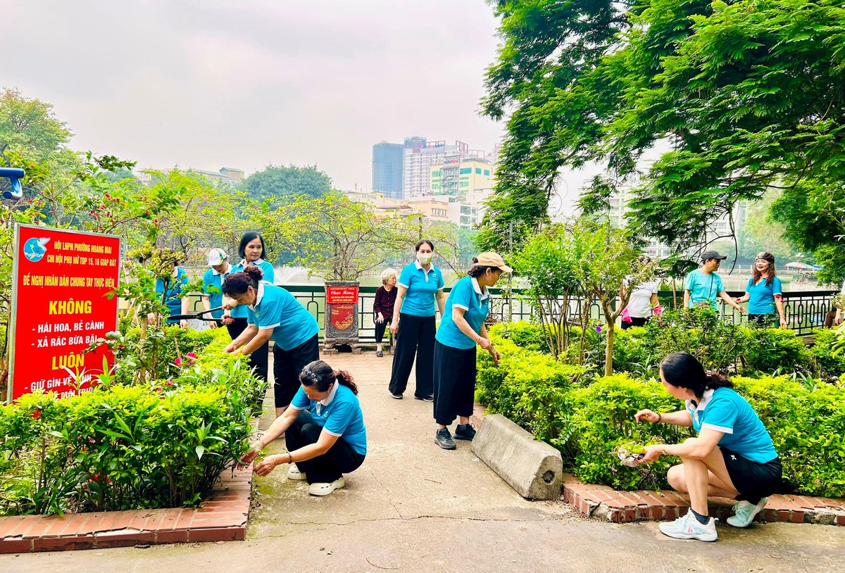 Hội LHPN Việt Nam triển khai thực hiện phong trào thi đua Vì một Việt Nam xanh - sạch - đẹp- Ảnh 3.
