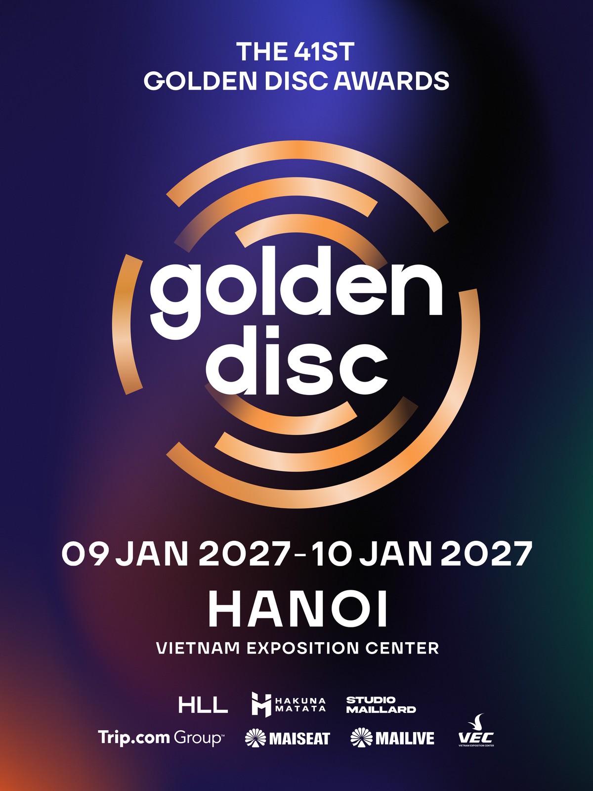 Golden Disc Awards lần thứ 41 sẽ diễn ra ỏ Hà Nội ngày 9-10/1/2027 - Ảnh 1.