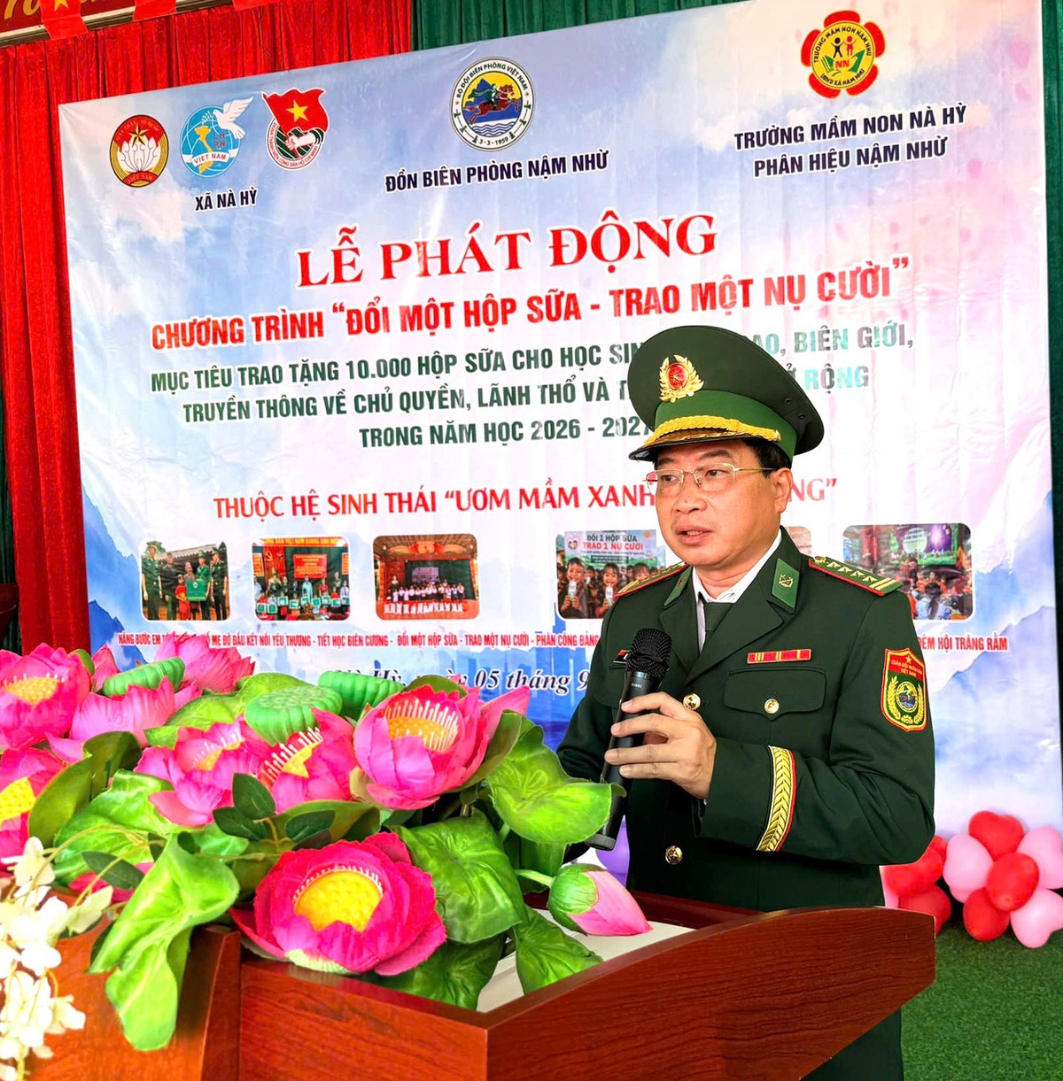 Điện Biên: “Đổi 1 hộp sữa - Trao 1 nụ cười” vì tương lai của trẻ em biên giới- Ảnh 1.