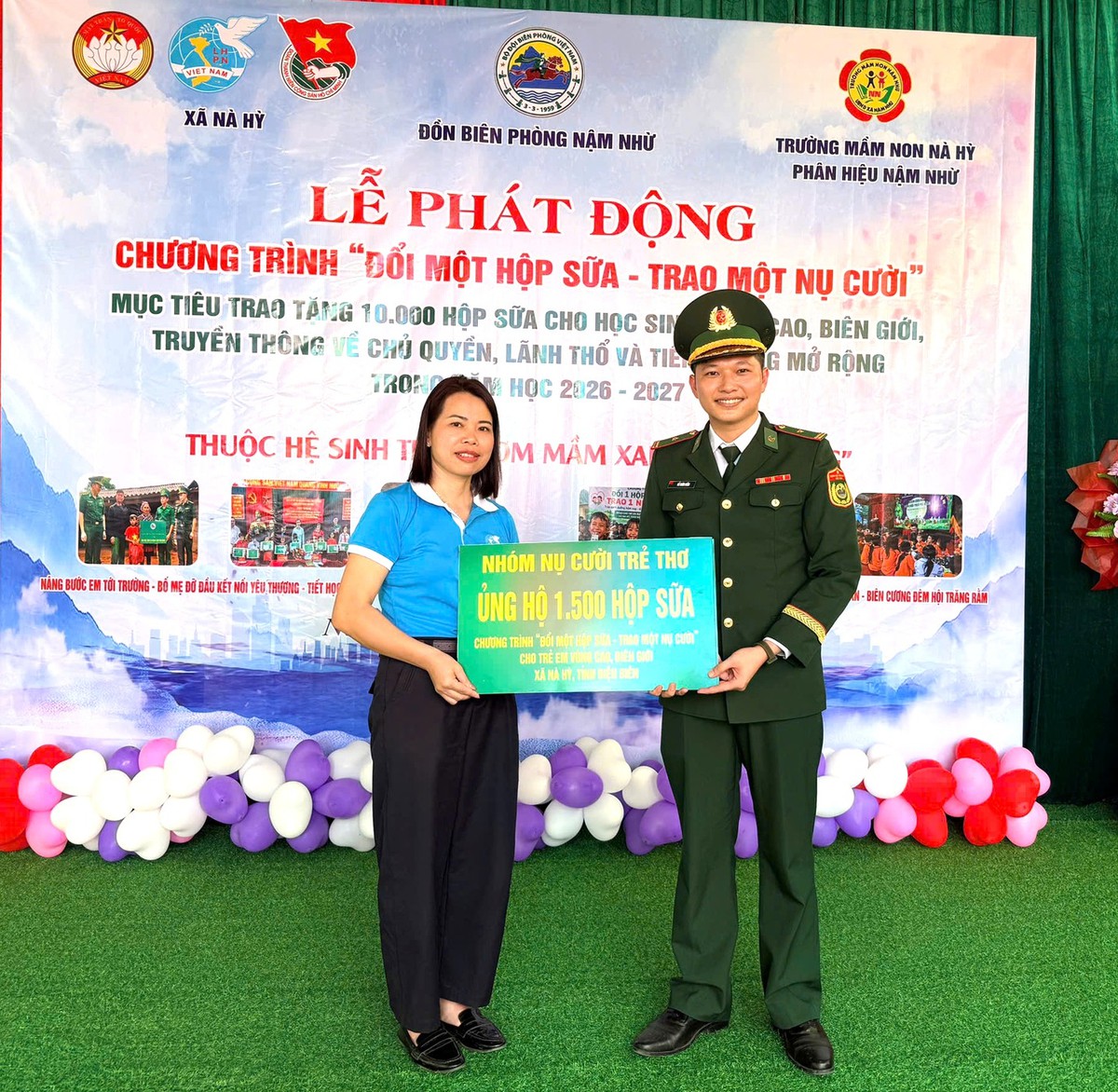 Điện Biên: “Đổi 1 hộp sữa - Trao 1 nụ cười” vì tương lai của trẻ em biên giới- Ảnh 2.