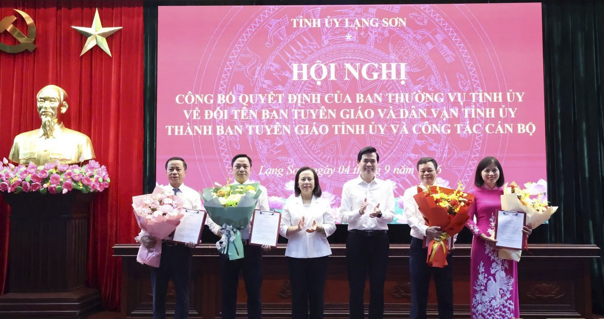 Ông Nguyễn Quốc Khánh làm Trưởng ban Tuyên giáo Tỉnh ủy Lạng Sơn - Ảnh 1.