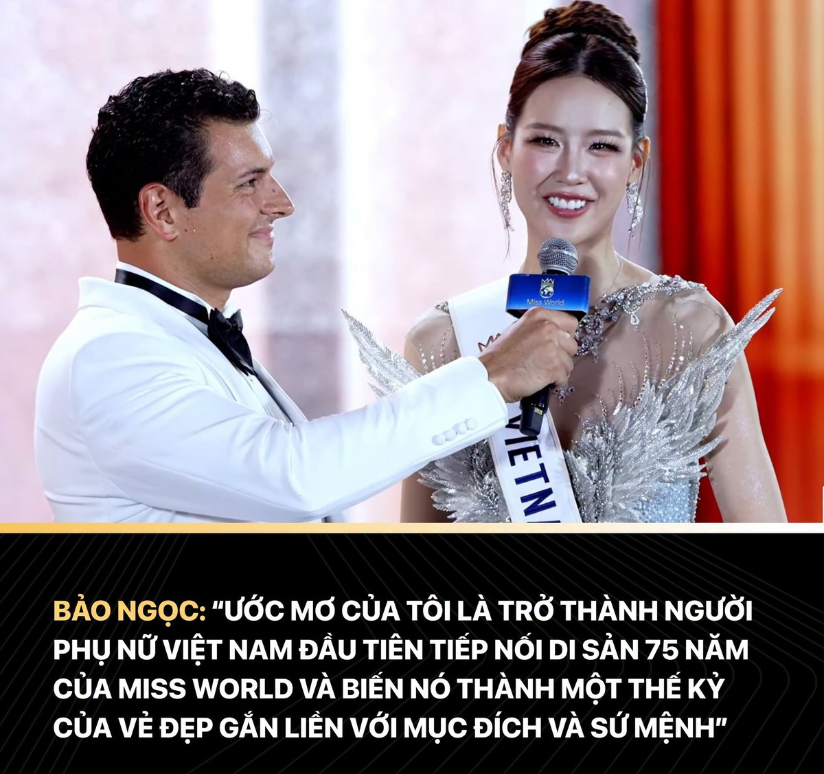 Bảo Ngọc xuất sắc vào Top 6 Hoa hậu Thế giới 2026 - Ảnh 1.