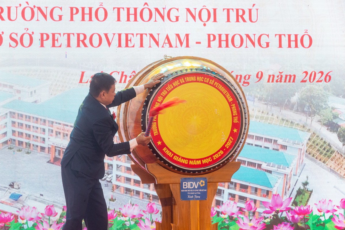 Khánh thành trường Phổ thông nội trú TH và THCS Petrovietnam - Phong Thổ (Lai Châu) - Ảnh 2.