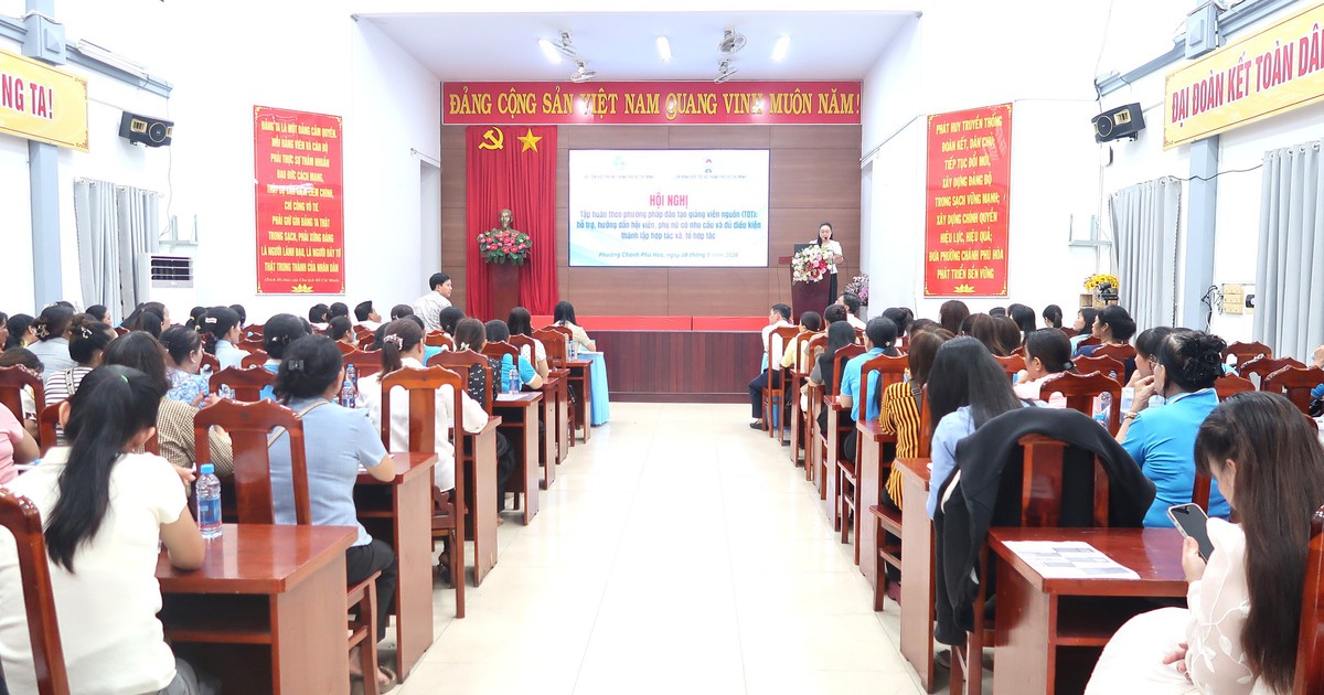 Trang bị kiến thức để cán bộ Hội trở thành giảng viên nguồn về phát triển hợp tác xã, tổ hợp tác - Ảnh 1.