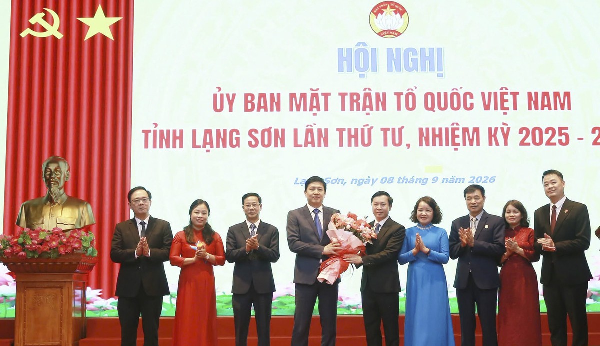 Ông Vũ Hoàng Anh làm Chủ tịch Ủy ban Mặt trận Tổ quốc Việt Nam tỉnh Lạng Sơn - Ảnh 2.