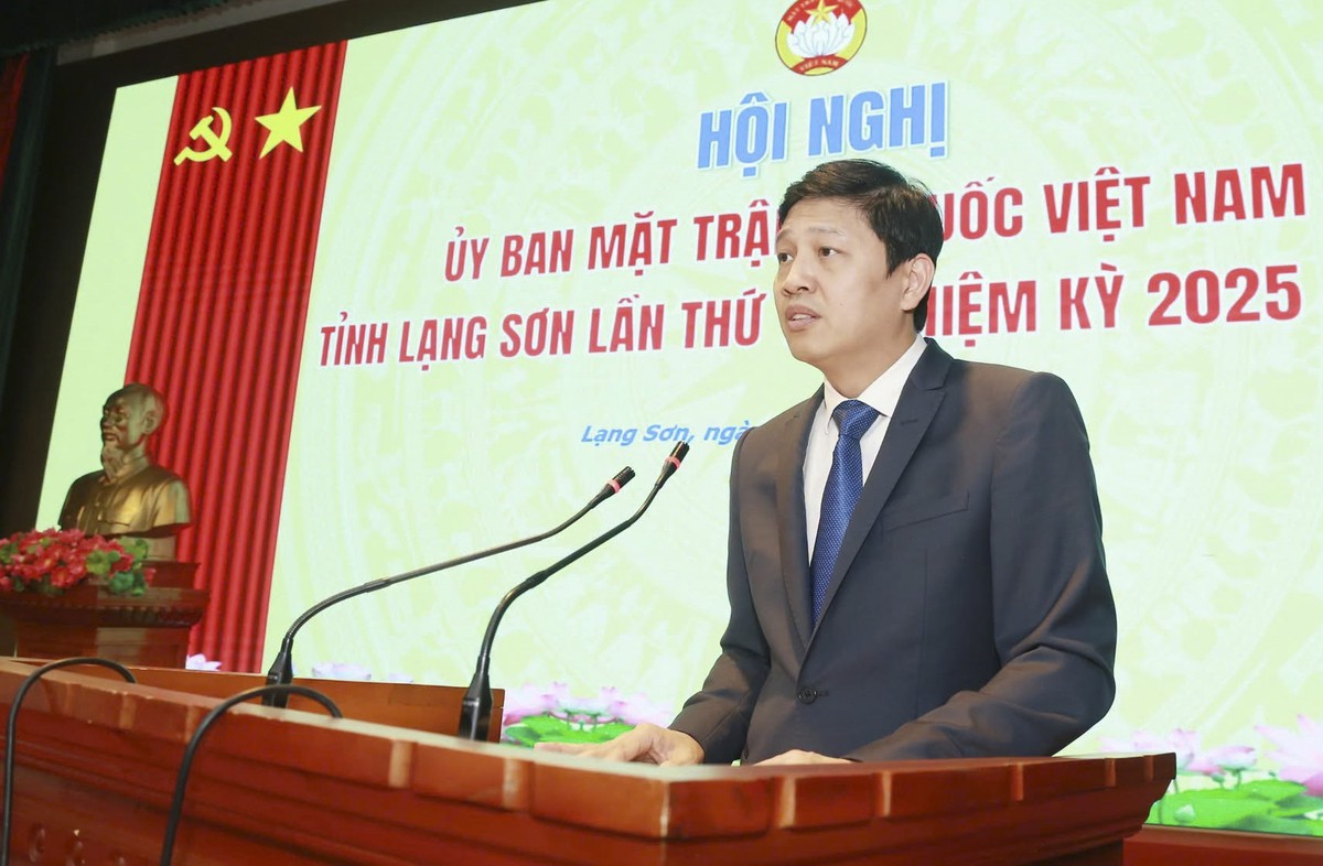 Ông Vũ Hoàng Anh làm Chủ tịch Ủy ban Mặt trận Tổ quốc Việt Nam tỉnh Lạng Sơn - Ảnh 3.