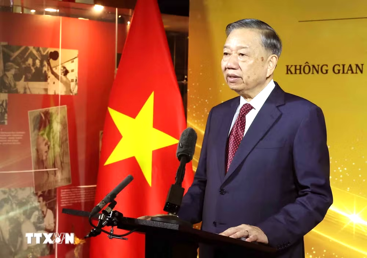 Tổng Bí thư, Chủ tịch nước Tô Lâm dự Chương trình khai trương Không gian Di sản và Kết nối văn hóa Việt-Nga- Ảnh 1.