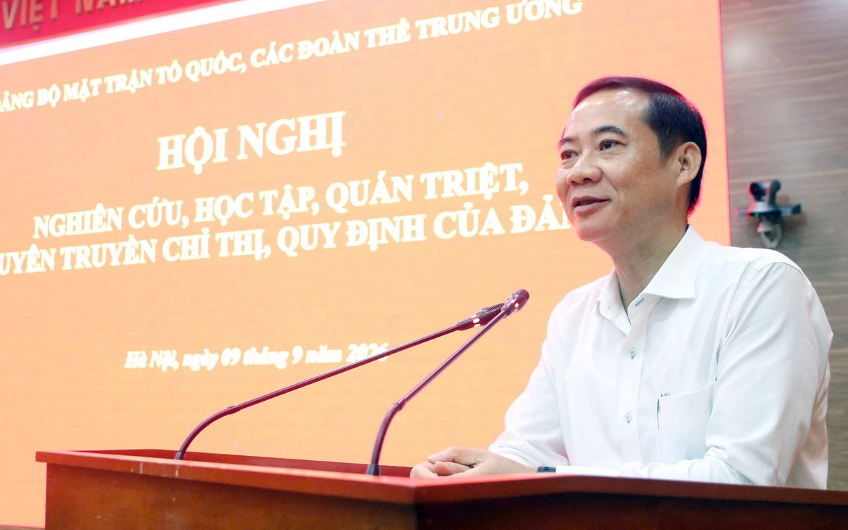 Đảng ủy Mặt trận Tổ quốc, các đoàn thể Trung ương quán triệt, đưa các quy định, chỉ thị mới của Đảng vào cuộc sống - Ảnh 1.