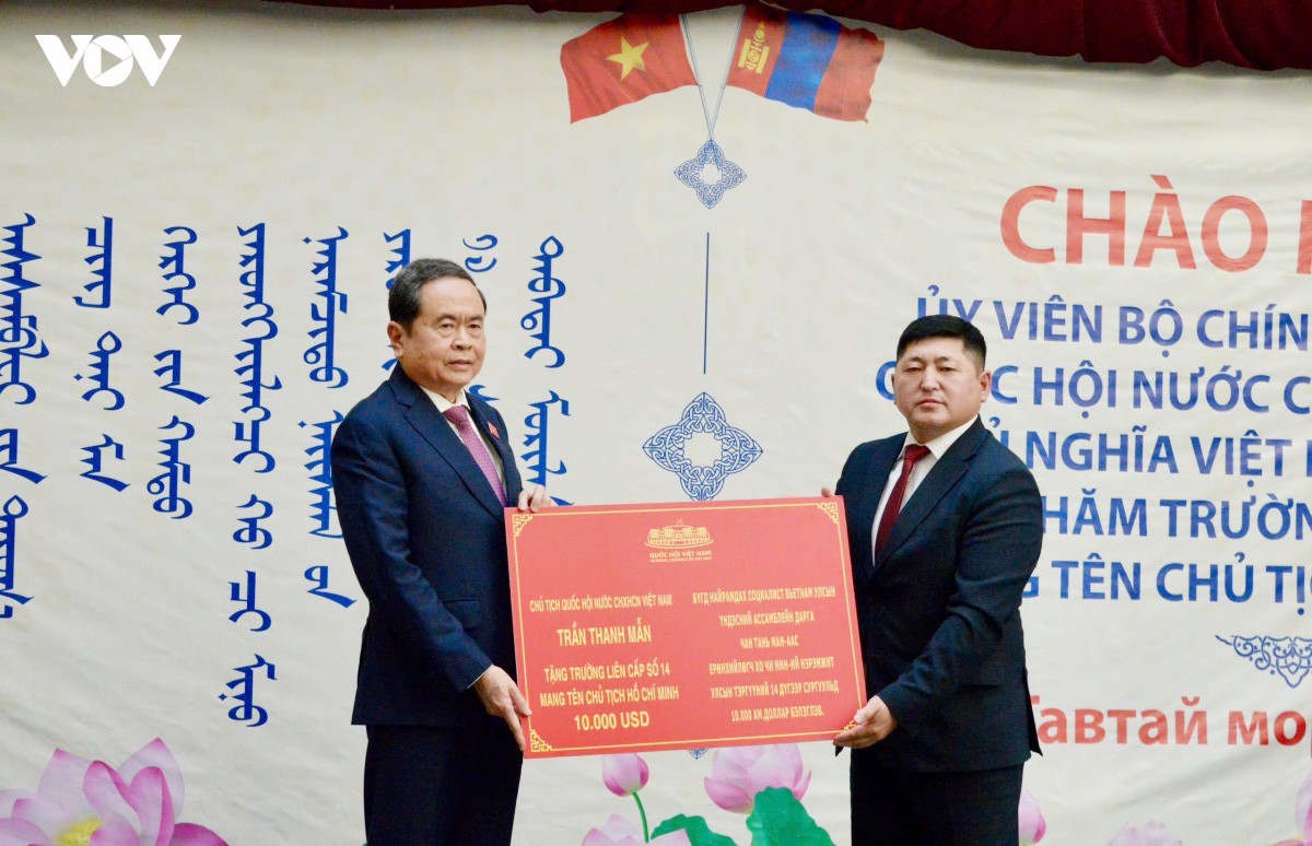 Trường Liên cấp số 14: Biểu tượng đẹp của tình hữu nghị Việt Nam - Mông Cổ - Ảnh 3.