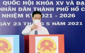 Thường trực Ban Bí thư Võ Văn Thưởng đi bầu cử tại TPHCM