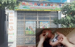 Điều tra làm rõ vụ bé trai 1 tuổi bị cô giáo nhét giẻ lau vào miệng