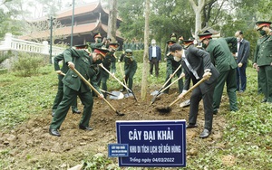 Phát động Tết trồng cây nhớ ơn Bác Hồ tại Khu di tích K9 - Đá Chông