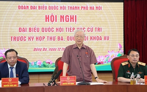 Tiếp xúc cử tri Hà Nội, Tổng Bí thư nói về vấn đề đất đai, phòng chống tham nhũng