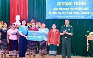 Hội LHPN tỉnh Nam Định: Tổ chức chuỗi hoạt động đồng hành cùng phụ nữ biên cương Quế Phong