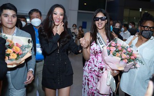 Đương kim Hoa hậu Hoàn vũ đến Việt Nam, Á hậu Kim Duyên và fan tiếp đón nồng nhiệt