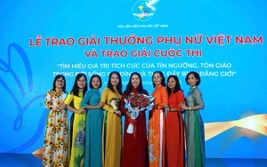 7 tập thể, 19 cá nhân tiêu biểu được trao Giải thưởng Phụ nữ Việt Nam năm 2022-2023