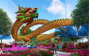 Rồng dài hơn 100m sẽ xuất hiện trên Đường hoa Nguyễn Huệ Tết 2024 