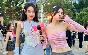 Hoa hậu Thanh Thủy và Tiểu Vy khoe sắc tại Thái Lan 