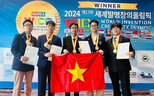 Học sinh Việt Nam đoạt Huy chương Vàng tại Cuộc thi Olympic Phát minh và Sáng chế thế giới